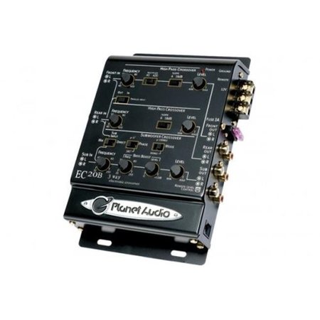 PLANET AUDIO Planet Audio EC20B 3-Way Electronic Crossover with Remote Sub Level Control EC20B